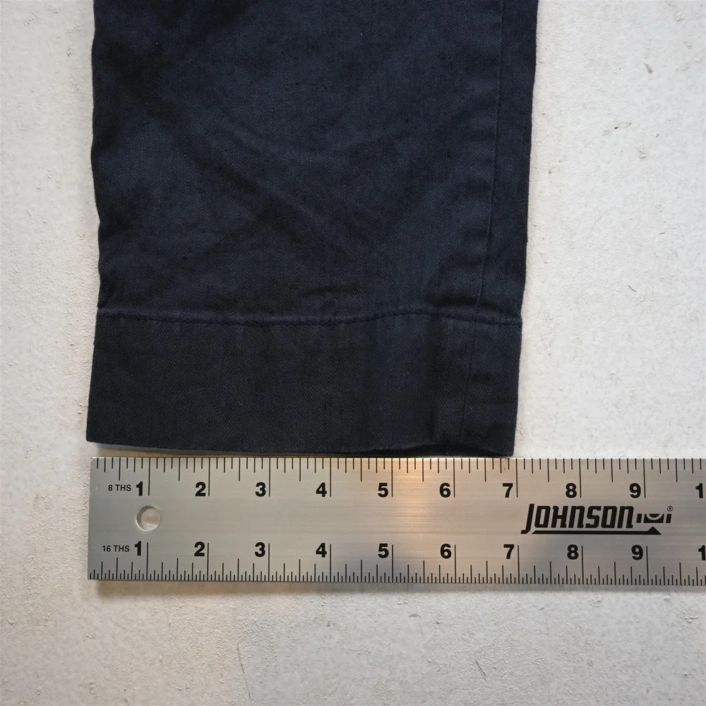 Banana Republic 32x30 Navy Blue Linen 418962 Traveler Tapered Drawstring Pants
